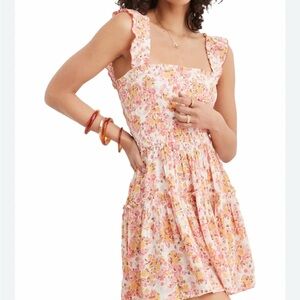 Aerie NWT Smocked Floral Mini Dress